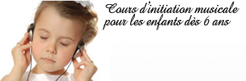 Cours d'initiation musicale pour les enfants d�s 6 ans